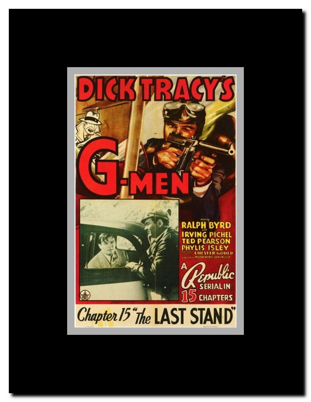 Dick Tracy's G-Men Framed Movie Poster