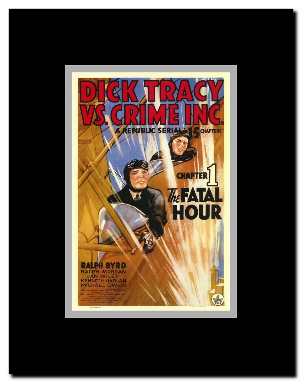 Dick Tracy vs. Crime Inc. Framed Movie Poster