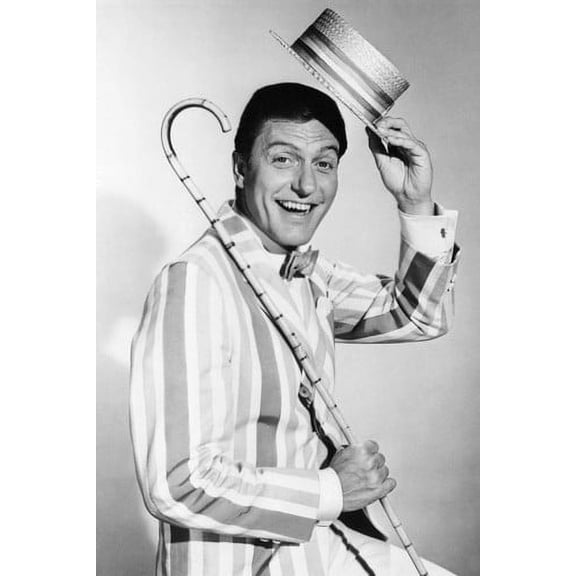 Dick Van Dyke Mary Poppins In Top Hat Cane 24X36 Poster