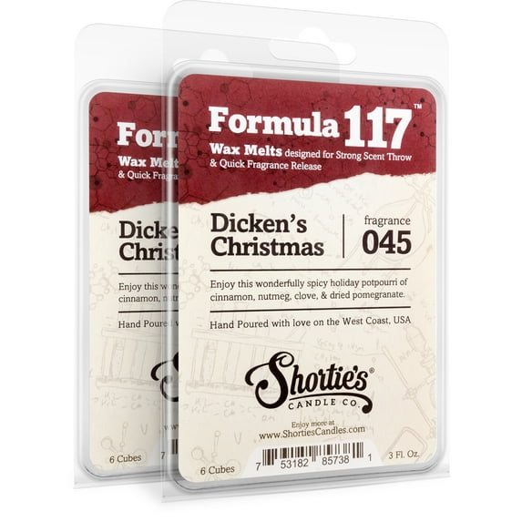 Dickens Christmas Wax Melts Multi Pack - Highly Scented + Natural Oils - Shortie's Candle Company