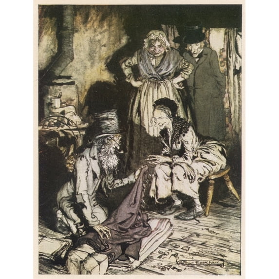 Dickenschristmas Carol Poster Print By Mary Evans Picture Libraryarthur Rackham (24 X 36)