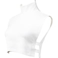 thumbnail image 1 of Dickey Collar Half Shirt Blouse Turtleneck Detachable Collar Half Top Mock Blouse, 1 of 5