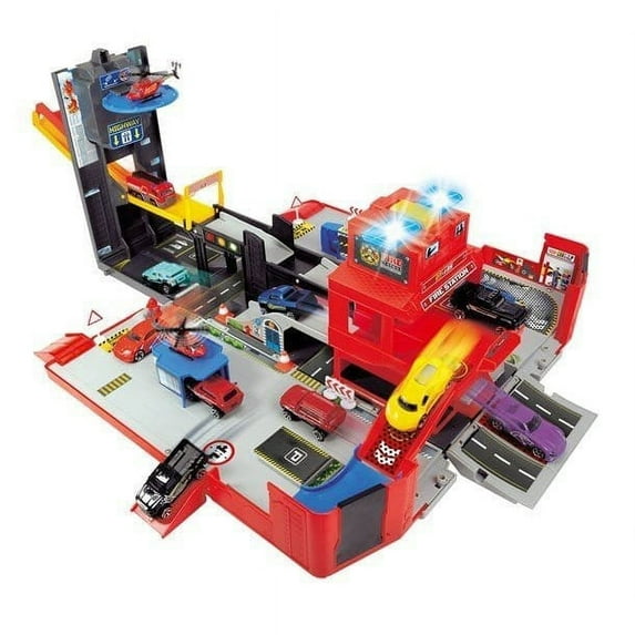 Dickie Foldable Fire Engine Play Set 203719005