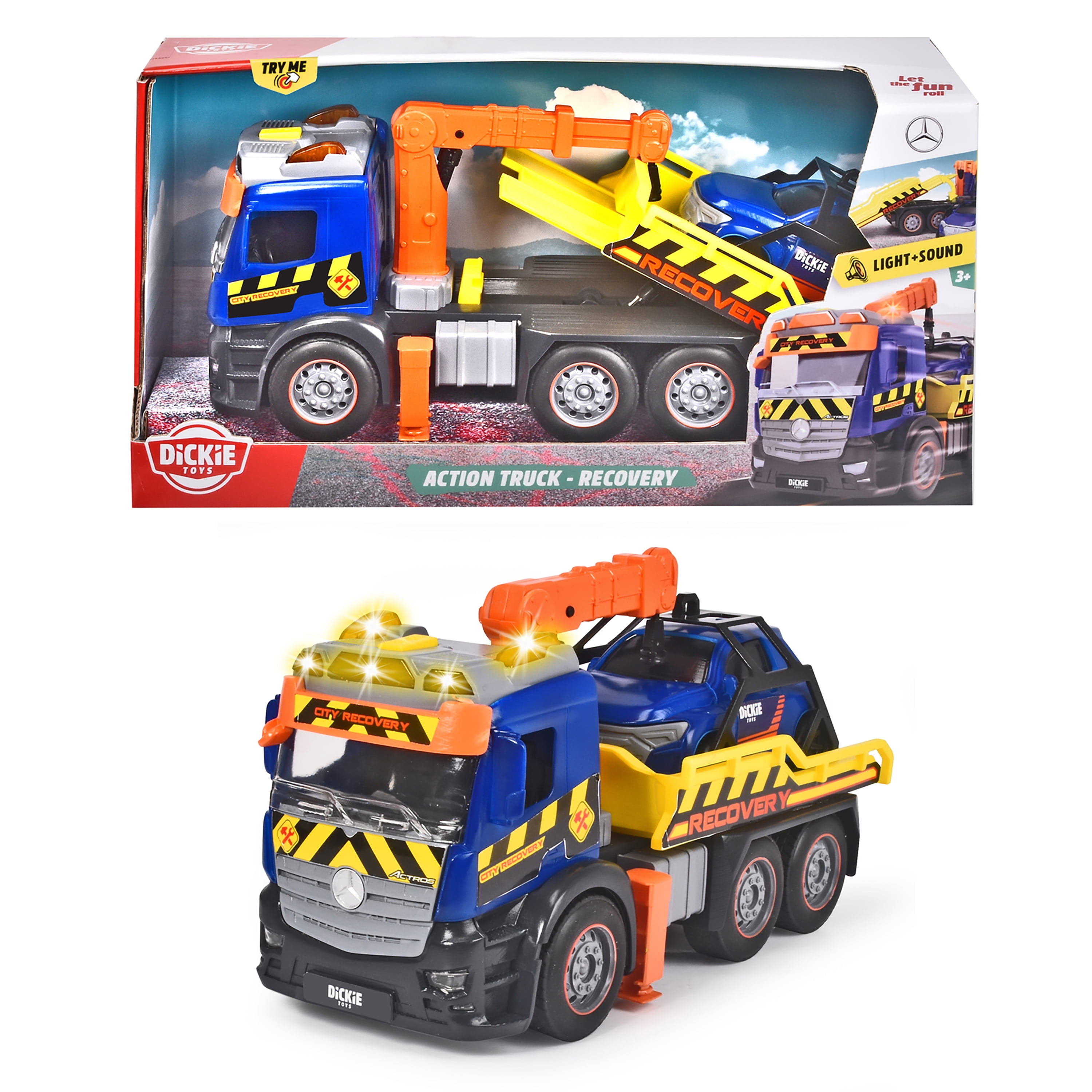 Dickie Toys - Action Truck Recovery Tow Truck - Walmart.com
