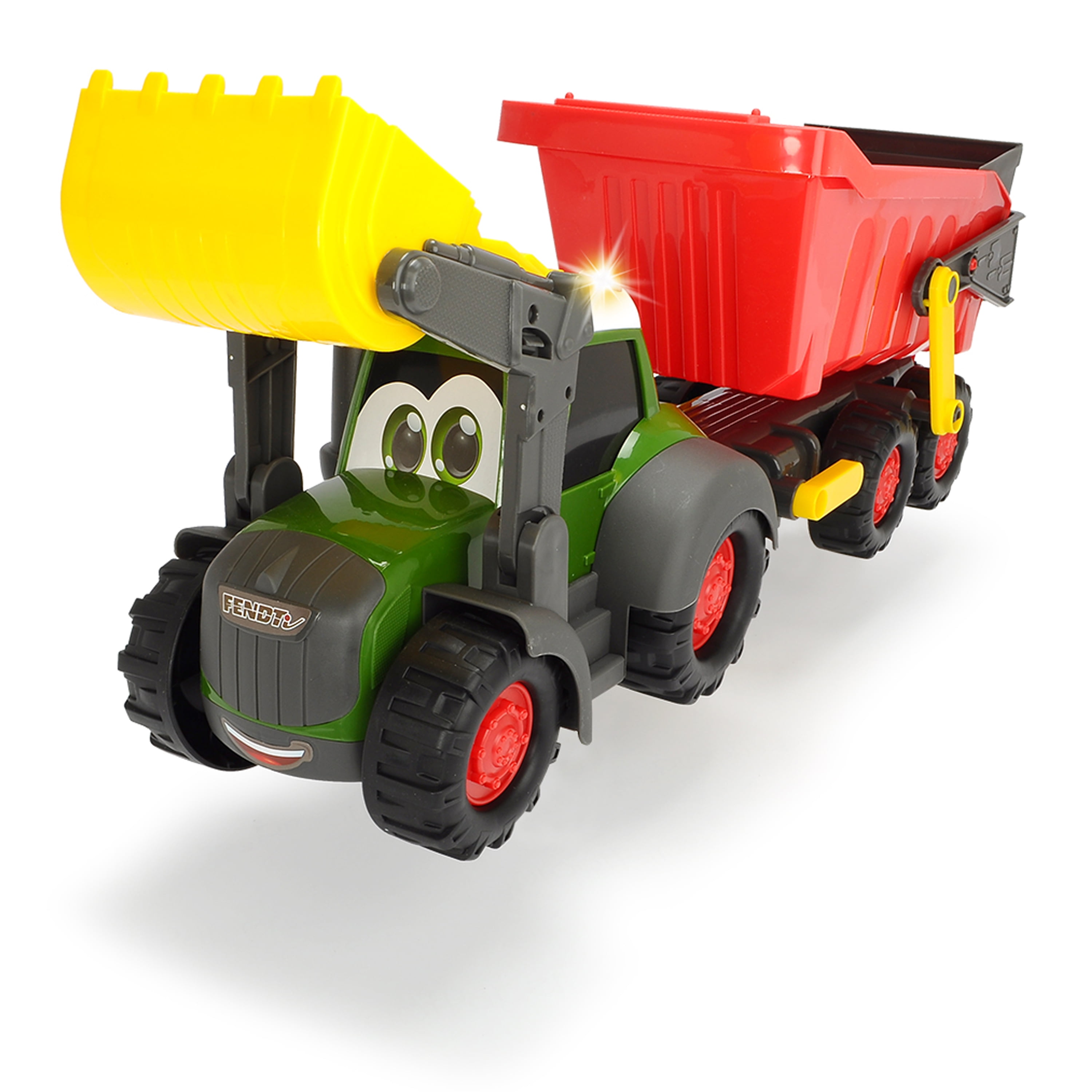 Dickie Toys Fendt Happy Farm Truck Vehicle Playset, with Lights