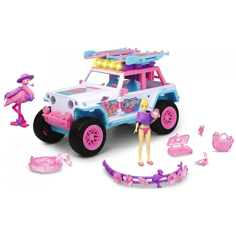 Dickie Toys - Light & Sound Jeep Flamingo Playset - Walmart.com