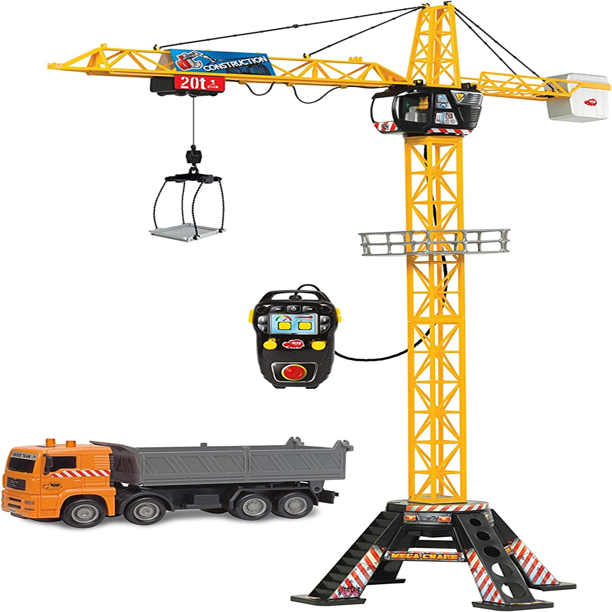 Remote Control Mega Crane Set with Truck by Dickie Kuwait Ubuy