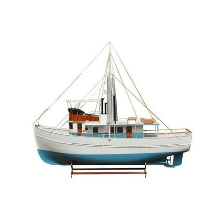 Dickie Walker 3XL Trawler Yacht Model Sculpture