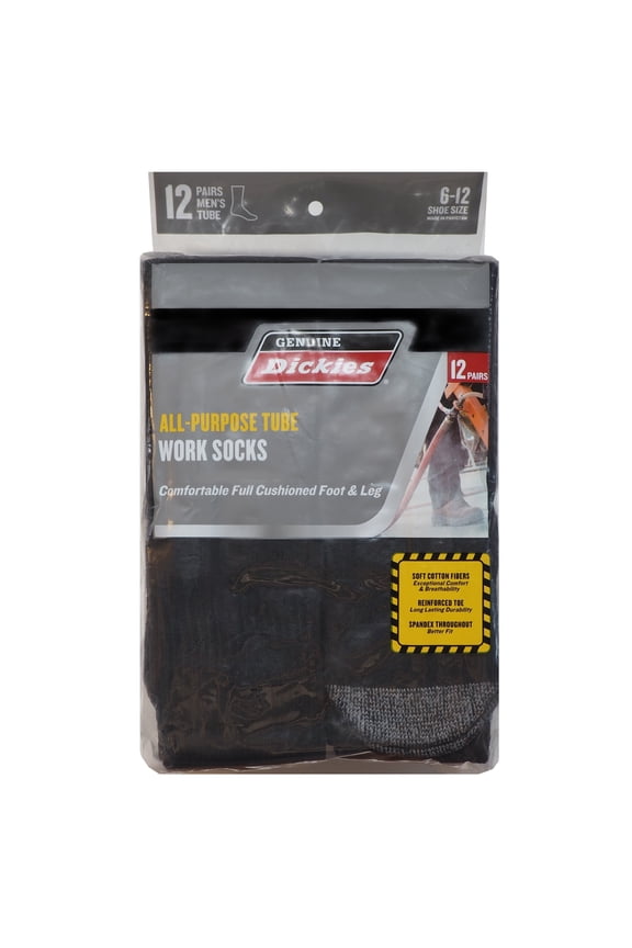 12-Pack Work Tube Socks