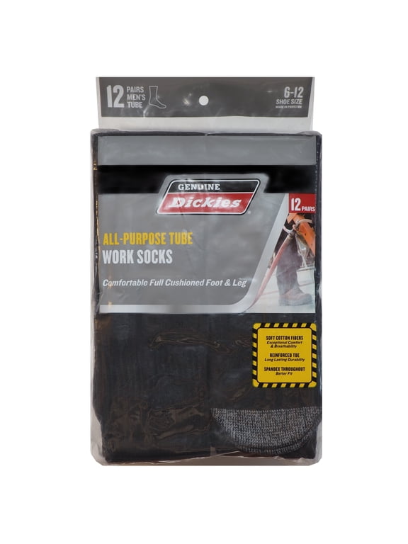 12-Pack Work Tube Socks
