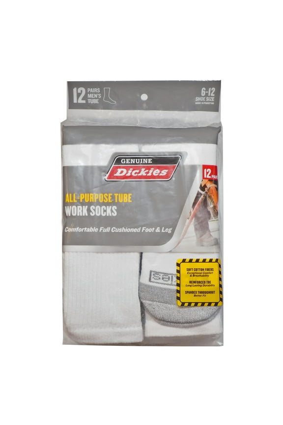 12-Pack Work Tube Socks