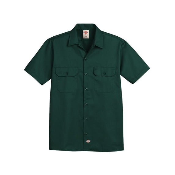 Dickies 2574 Short Sleeve Work Shirt - Hunter Green - 3XL