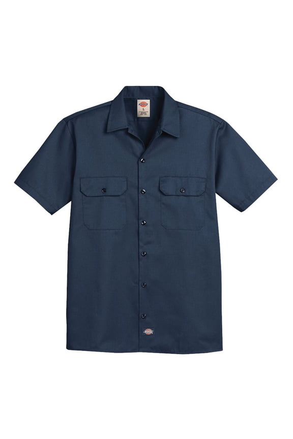 2574 Short Sleeve Work Shirt - Navy - L