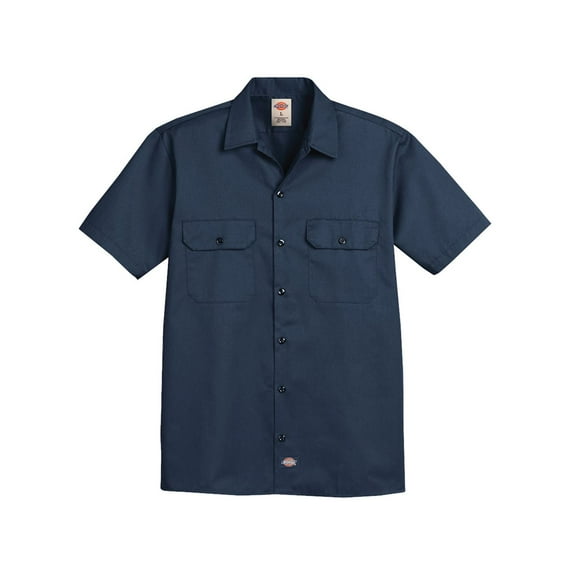 Dickies 2574 Short Sleeve Work Shirt - Navy - L