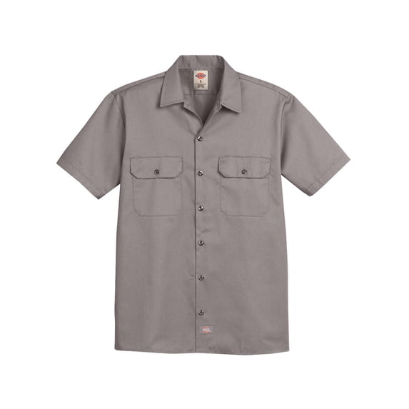 Dickies 2574 Short Sleeve Work Shirt - Silver Grey - M