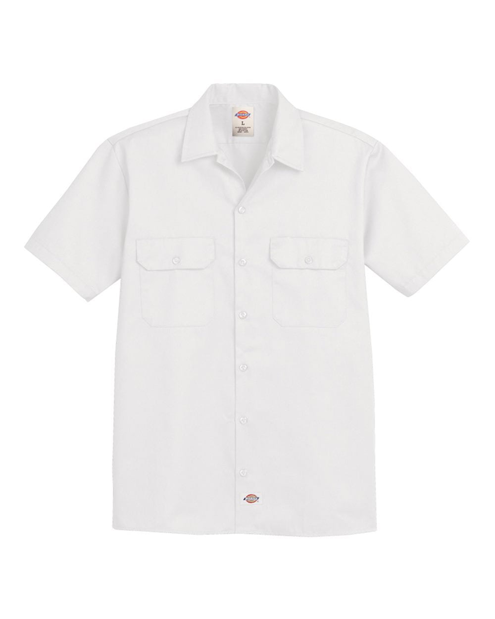 Dickies 2574 Short Sleeve Work Shirt - White - 4XL - Walmart.com