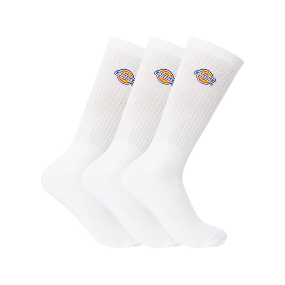 Dickies 3 Pack Valley Grove Socks, White