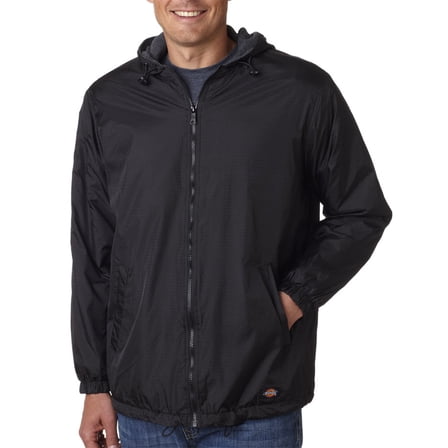 Dickies 33237 Men's Fleece-Lined Hooded Nylon Jacket