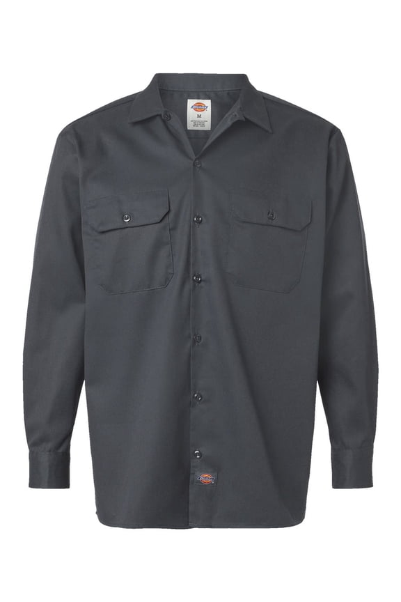 5574 Long Sleeve Work Shirt - Charcoal - 2XL