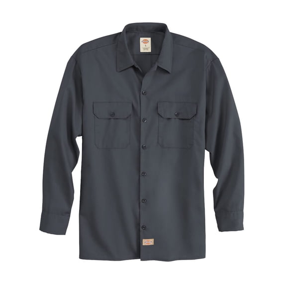 Dickies 5574 Long Sleeve Work Shirt - Charcoal - S