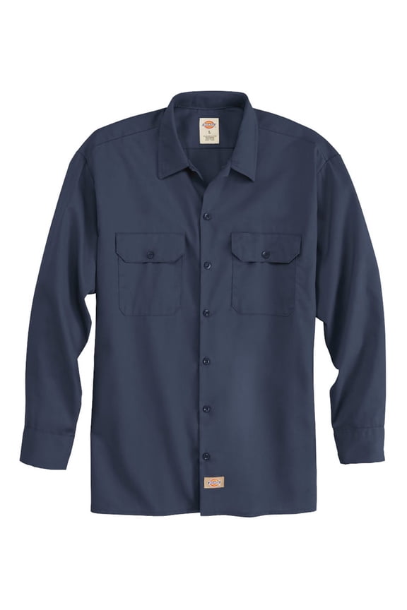 5574 Long Sleeve Work Shirt - Dark Navy - XL