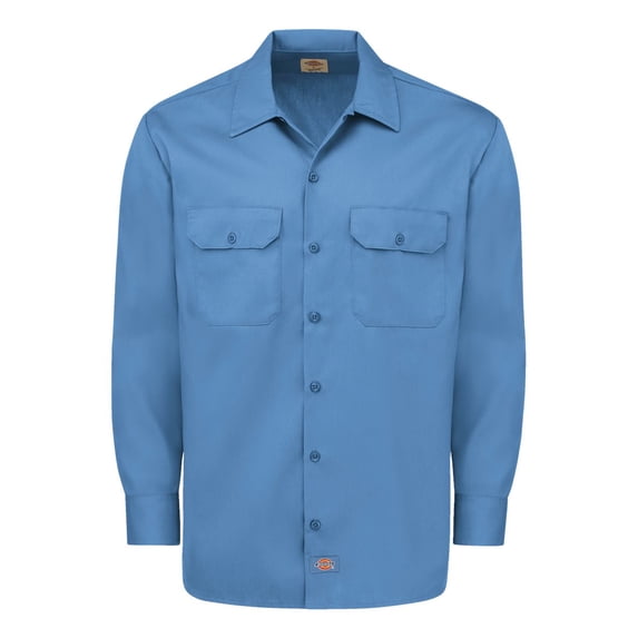 Dickies 5574 Long Sleeve Work Shirt - Gulf Blue - 3XL