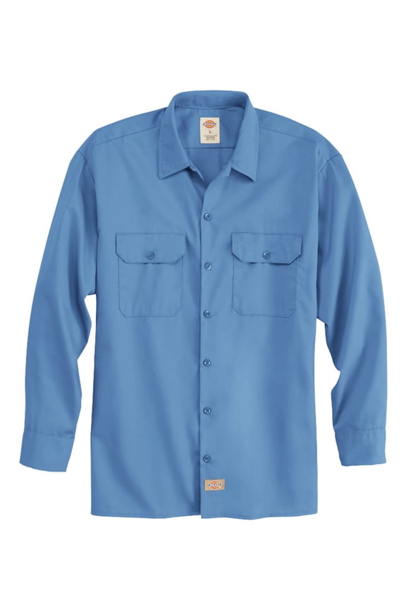 5574 Long Sleeve Work Shirt - Gulf Blue - L