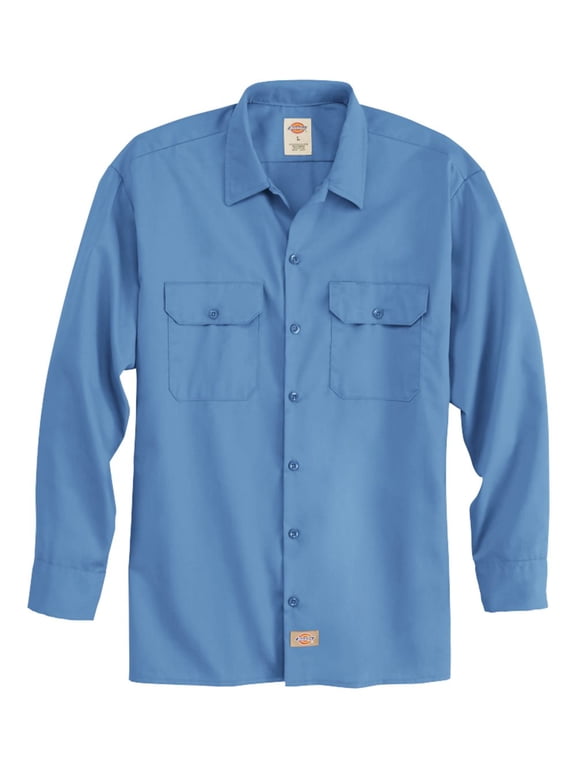 5574L Long Sleeve Work Shirt - Long Sizes - Gulf Blue - XLT