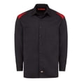 thumbnail image 1 of Dickies 6605 Long Sleeve Performance Team Shirt - Black/ English Red - M, 1 of 3