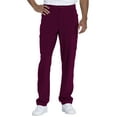 thumbnail image 1 of Dickies Advance Medical Scrubs Pant for Men Straight Leg Zip Fly Cargo Plus Size DK205, 2XL, Wine, 1 of 6