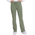 thumbnail image 1 of Dickies Advance Women Scrubs Pant, Mid Rise Boot Cut Drawstring, DK170, L, Olive Twist, 1 of 7