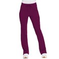 thumbnail image 1 of Dickies Advance Women Scrubs Pant, Mid Rise Boot Cut Drawstring, DK200, XXS, Wine, 1 of 7