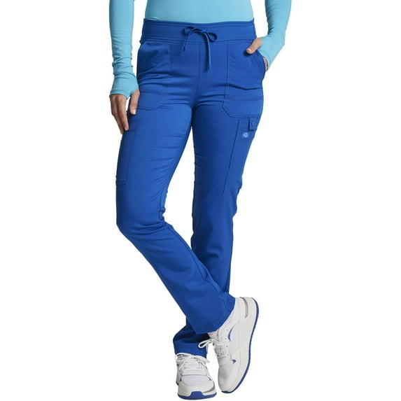 Dickies Balance Scrubs Pant For Women Mid Rise Drawstring Cargo DK080