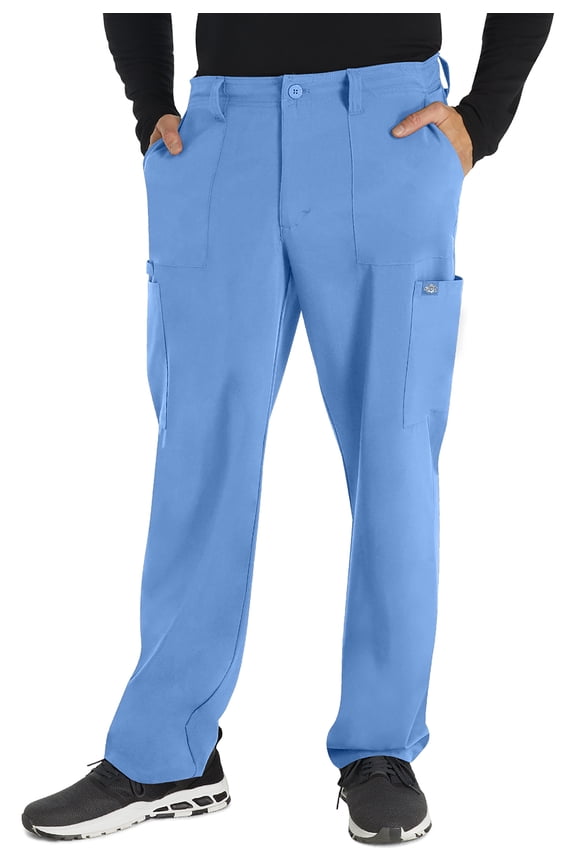 Women Scrub Pant Mid Rise Jogger with 5 Pocket and Elastic Waistband DK155T, XL Tall, Pewter
