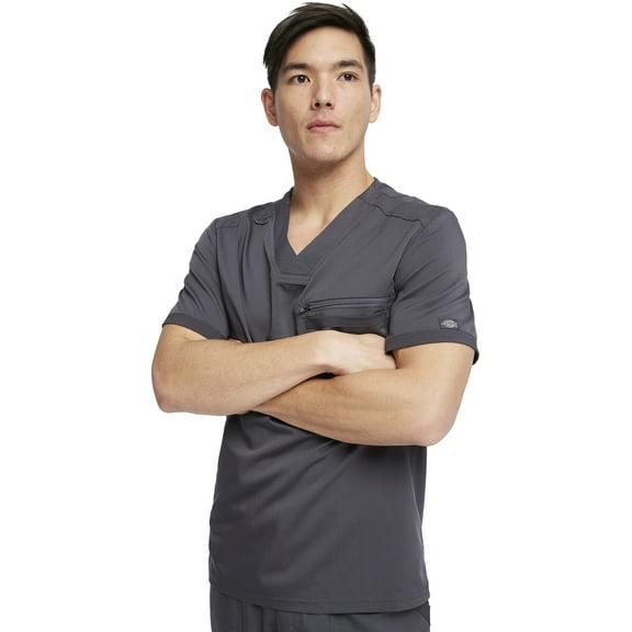 Dickies Balance Scrubs Top For Men Tuckable V-Neck DK865