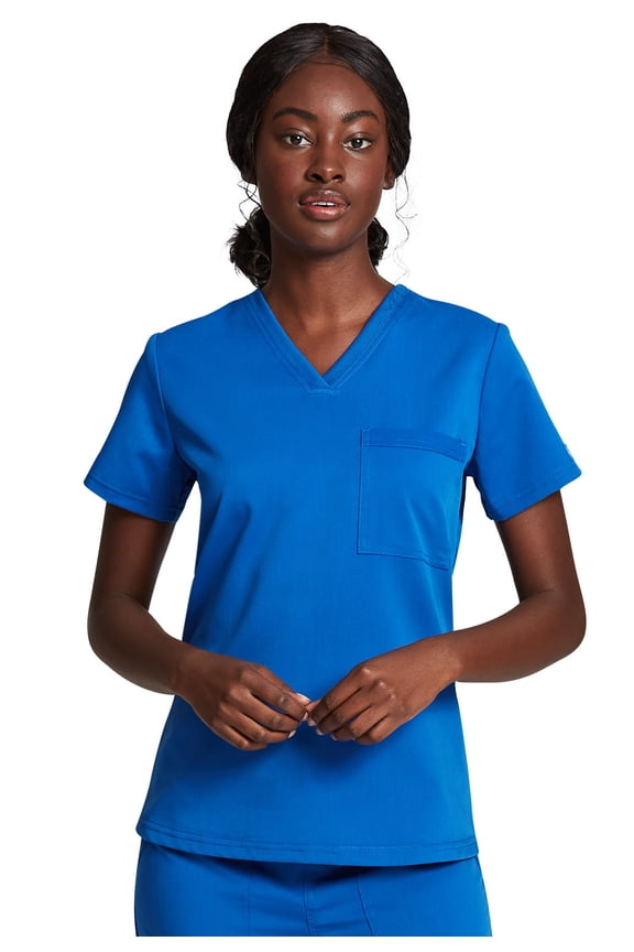 Balance Scrubs Top For Women Tuckable V-Neck DK812