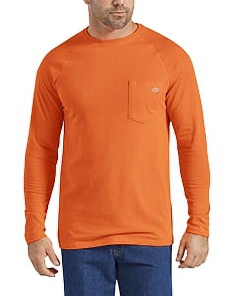 Dickies Big & Tall Temp-IQ Performance Cooling Long Sleeve, Bright Orange, M - image 1 of 4