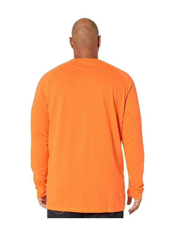 Dickies Big & Tall Temp-IQ Performance Cooling Long Sleeve, Bright Orange, XLT