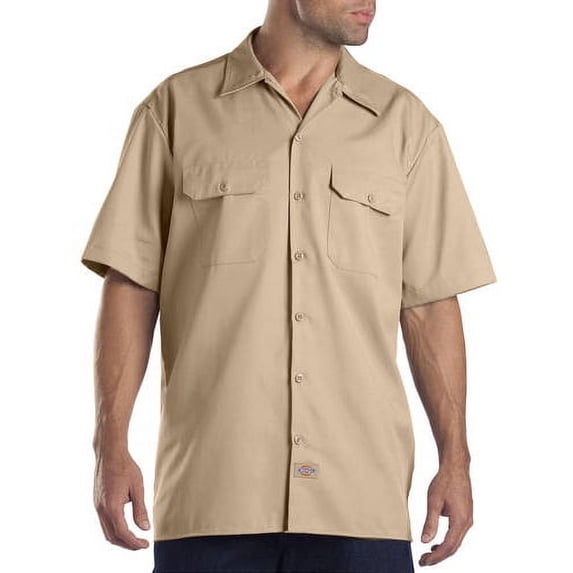 Dickies Big and Tall Men's Short Sleeve Twill Work Shirt