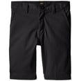 thumbnail image 1 of Dickies Boy's Flex Slim Fit Ultimate Wrinkle Resistant Khaki Shorts Black 8, 1 of 2
