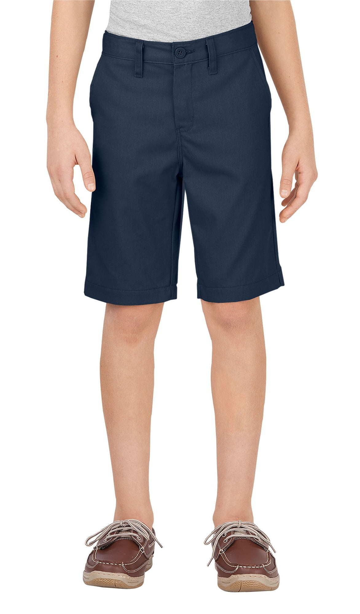 Dickies Boy's Flex Slim Fit Ultimate Wrinkle Resistant Khaki