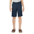 thumbnail image 1 of Dickies Boy's Flex Slim Fit Ultimate Wrinkle Resistant Khaki Shorts Dark Navy 14, 1 of 2