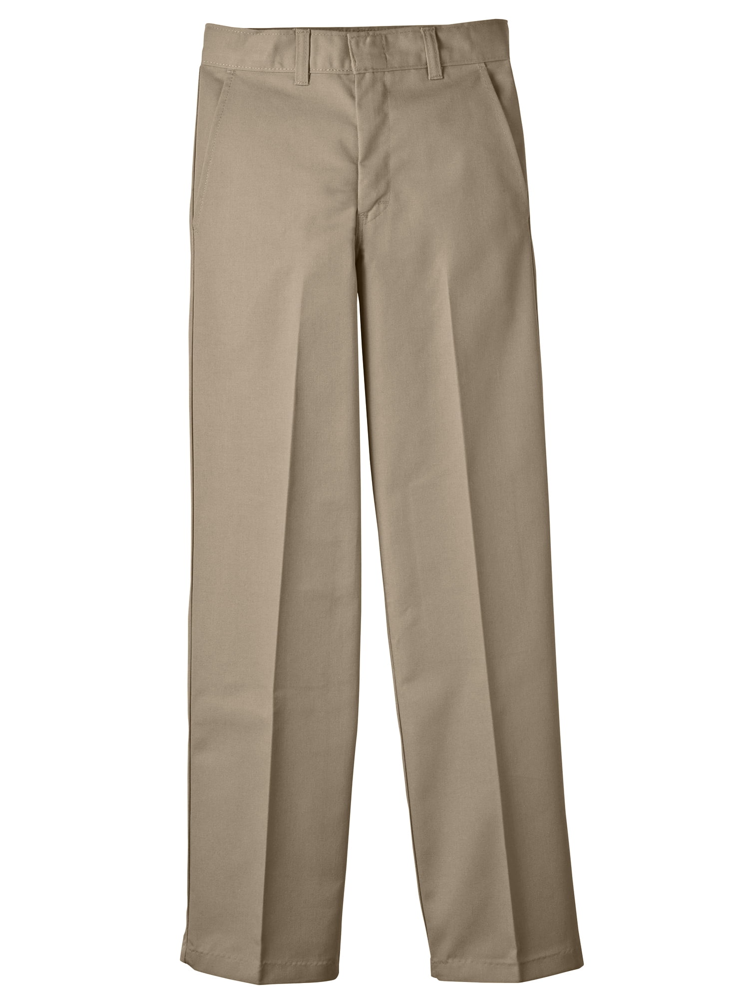 Dickies Boys School Uniform Classic Fit Straight Leg Flat Front Pants Sizes 4 20 Husky Walmart