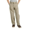 thumbnail image 1 of Dickies Boys School Uniform Classic Fit Straight Leg Flat Front Pants, Sizes 4-20 & Husky, 1 of 2