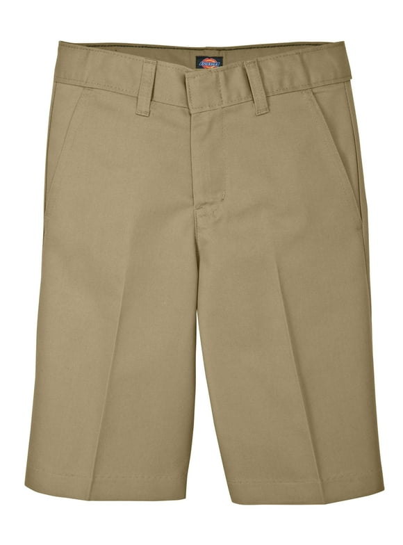 Boys School Uniform FlexWaist Flat Front Shorts, Sizes 4-20 & Husky