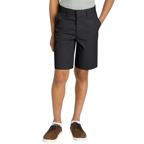 Dickies Boys School Uniform FlexWaist Flat Front Shorts, Sizes 4-20 & Husky
