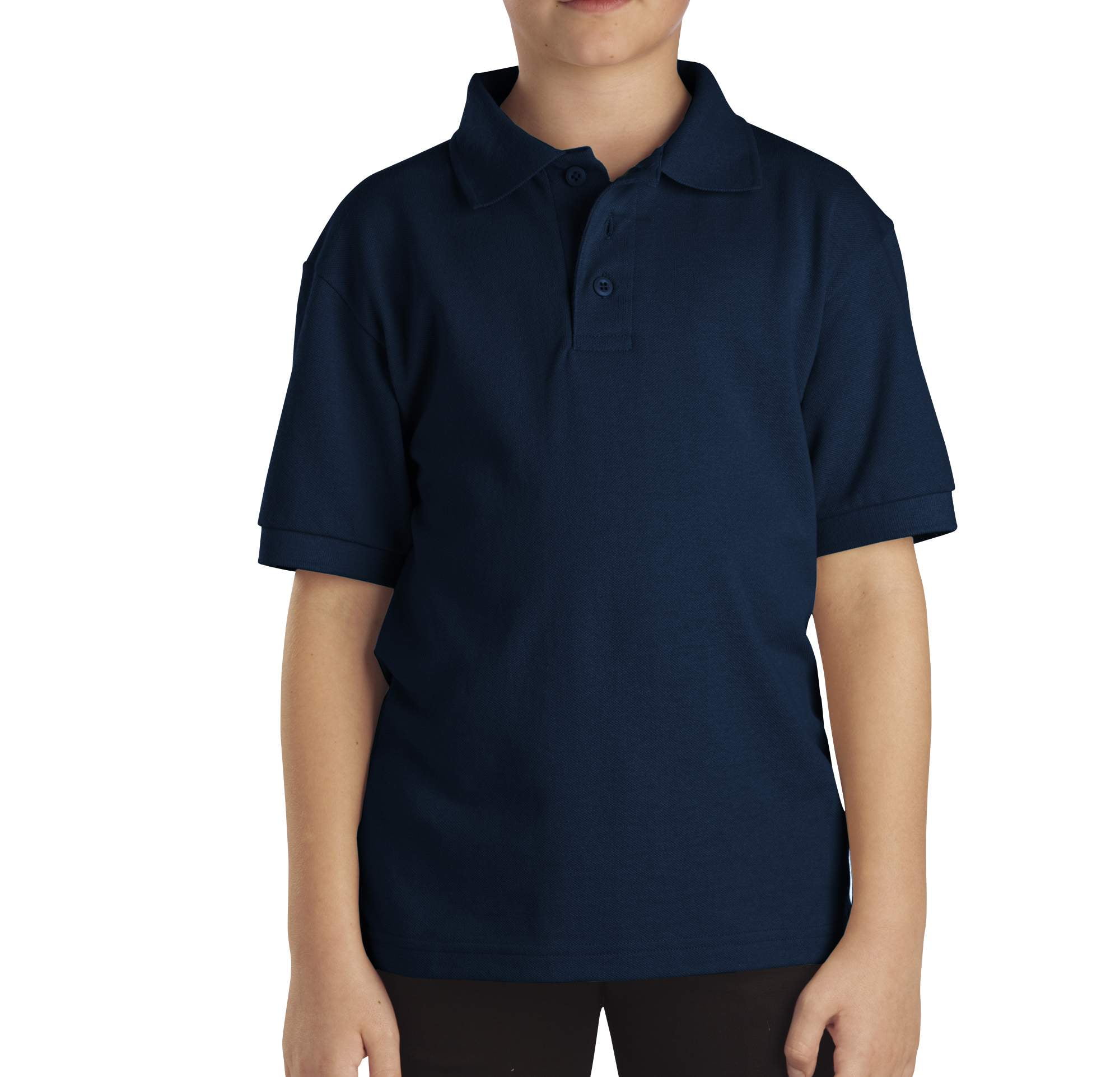 Dickies Boys School Uniform Short Sleeve Pique Polo Shirt, Sizes - Walmart.com
