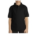 thumbnail image 1 of Dickies Boys School Uniform Short Sleeve Pique Polo Shirt, Sizes 4-20, 1 of 5