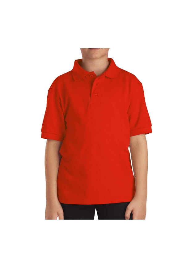 Boys School Uniforms Short Sleeve Pique Polo Shirt (Little Boys & Big Boys)