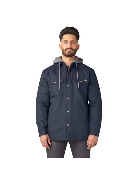 Casual Water Repellent Hooded, Shirt Jacket (Men's), Size 3XL